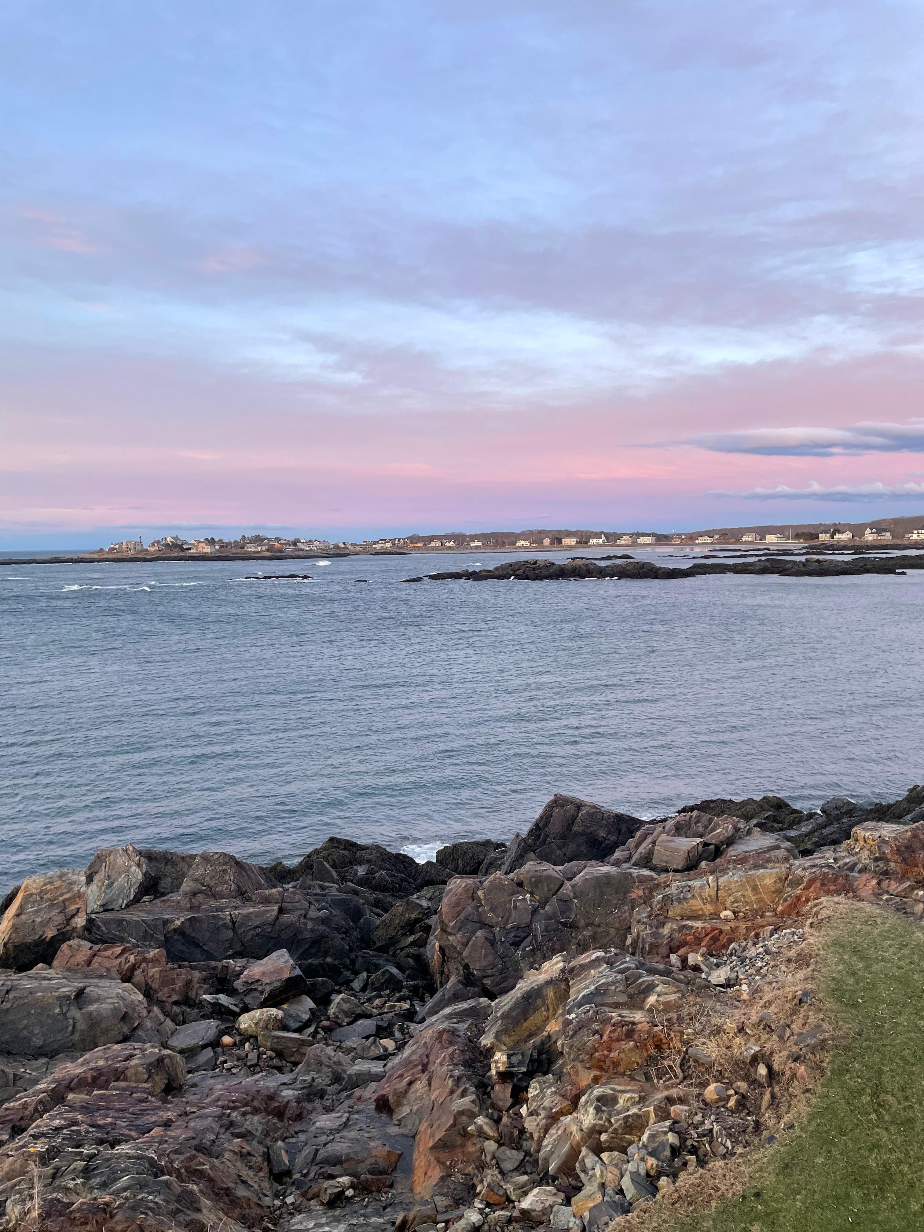 Watching the bad weather roll out and leave this view