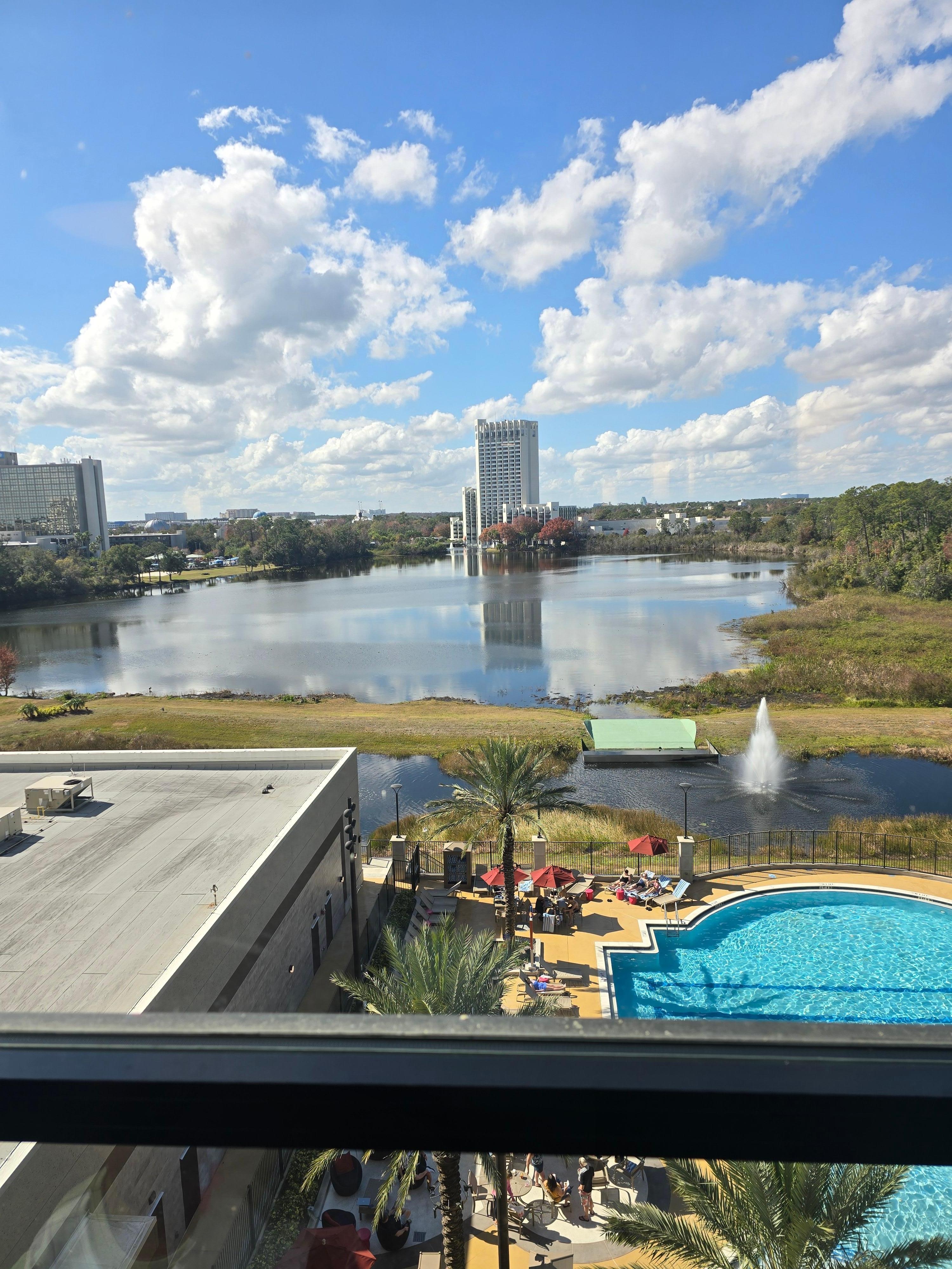 Terrace with Fireworks view