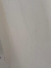Dirty shower curtain