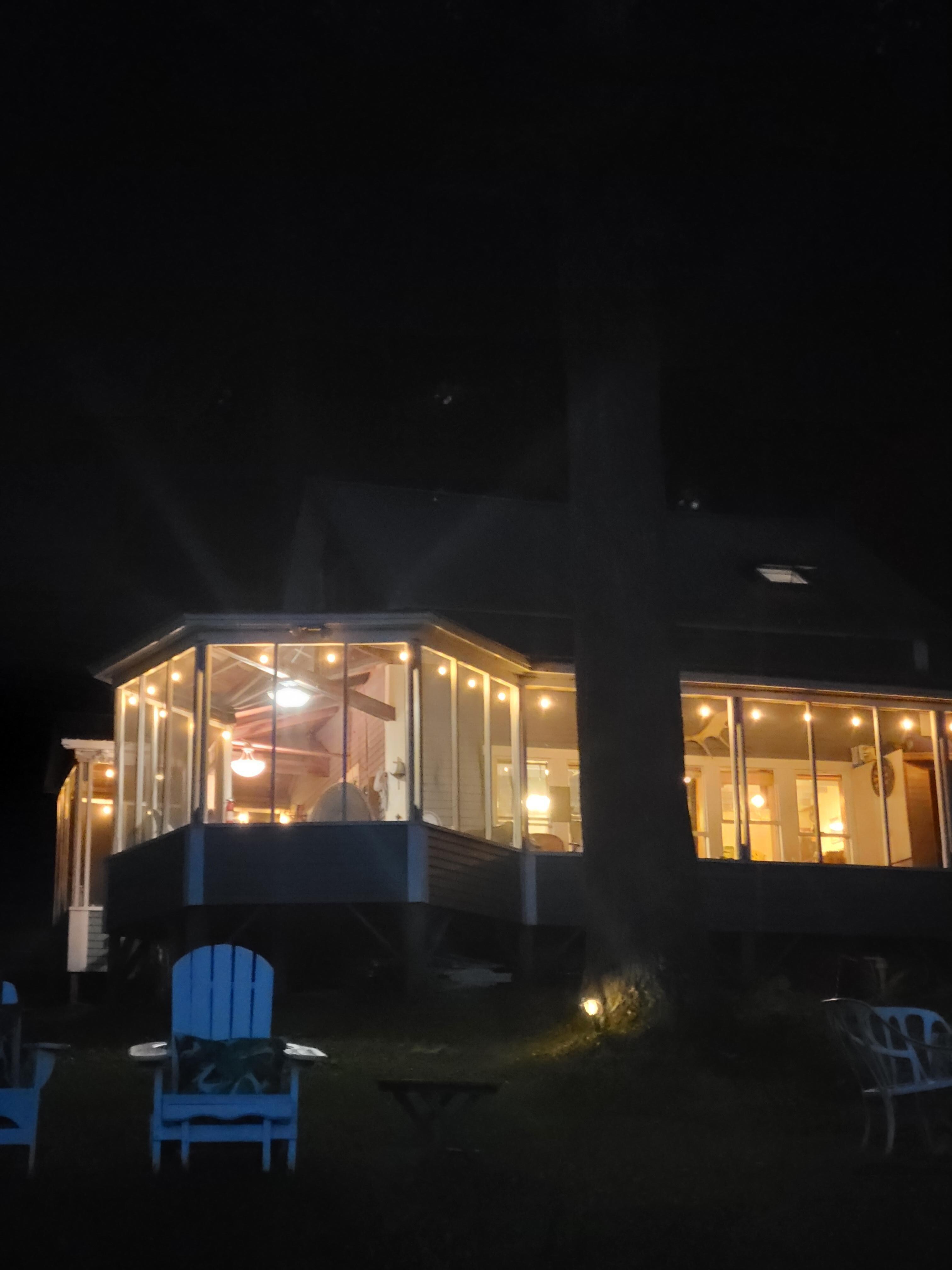 The house at night