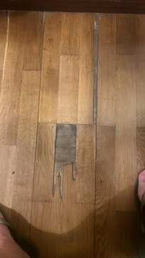 Boden neben dem Bett