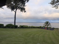 The lawn and views