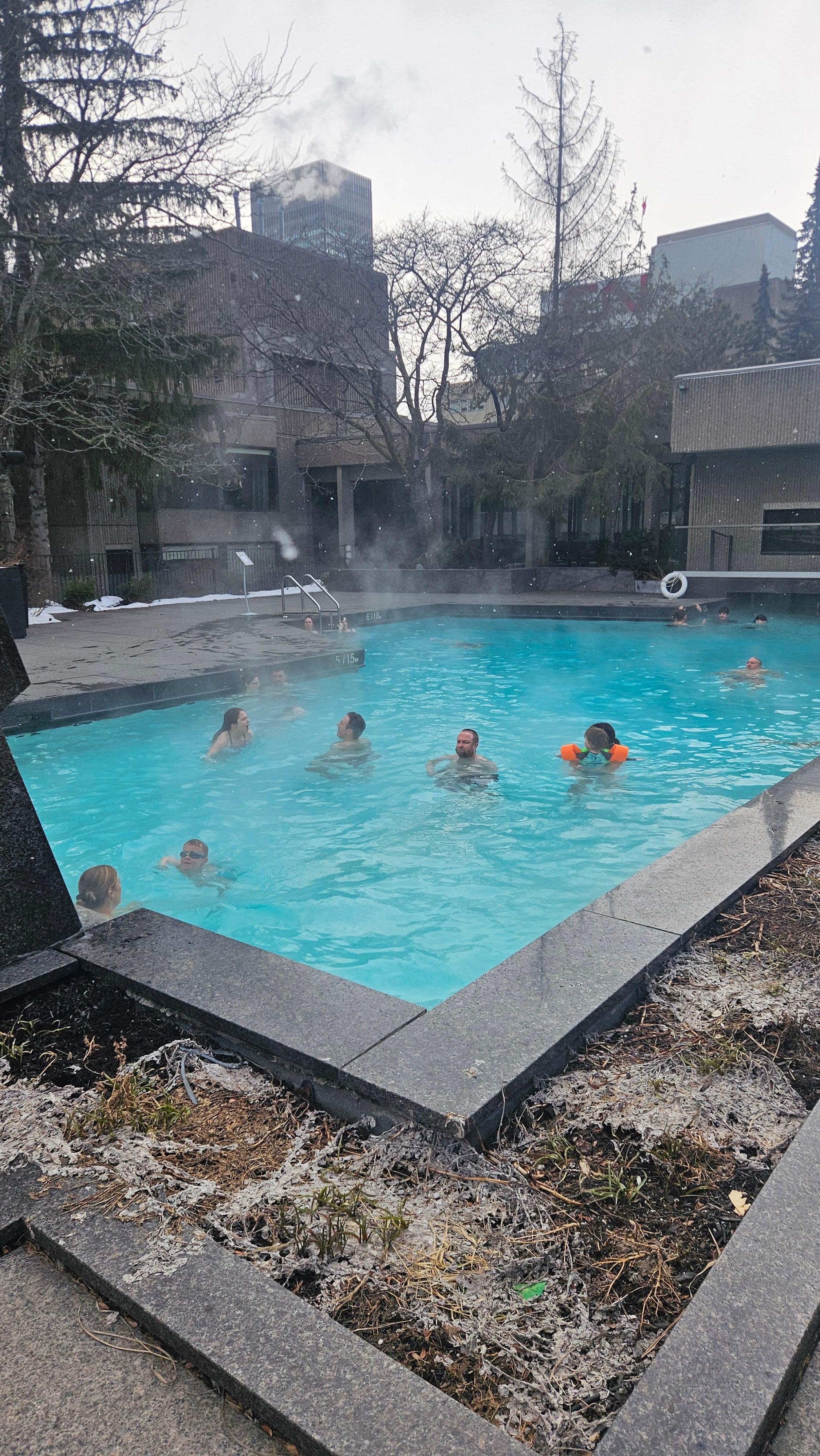 Heated pool
