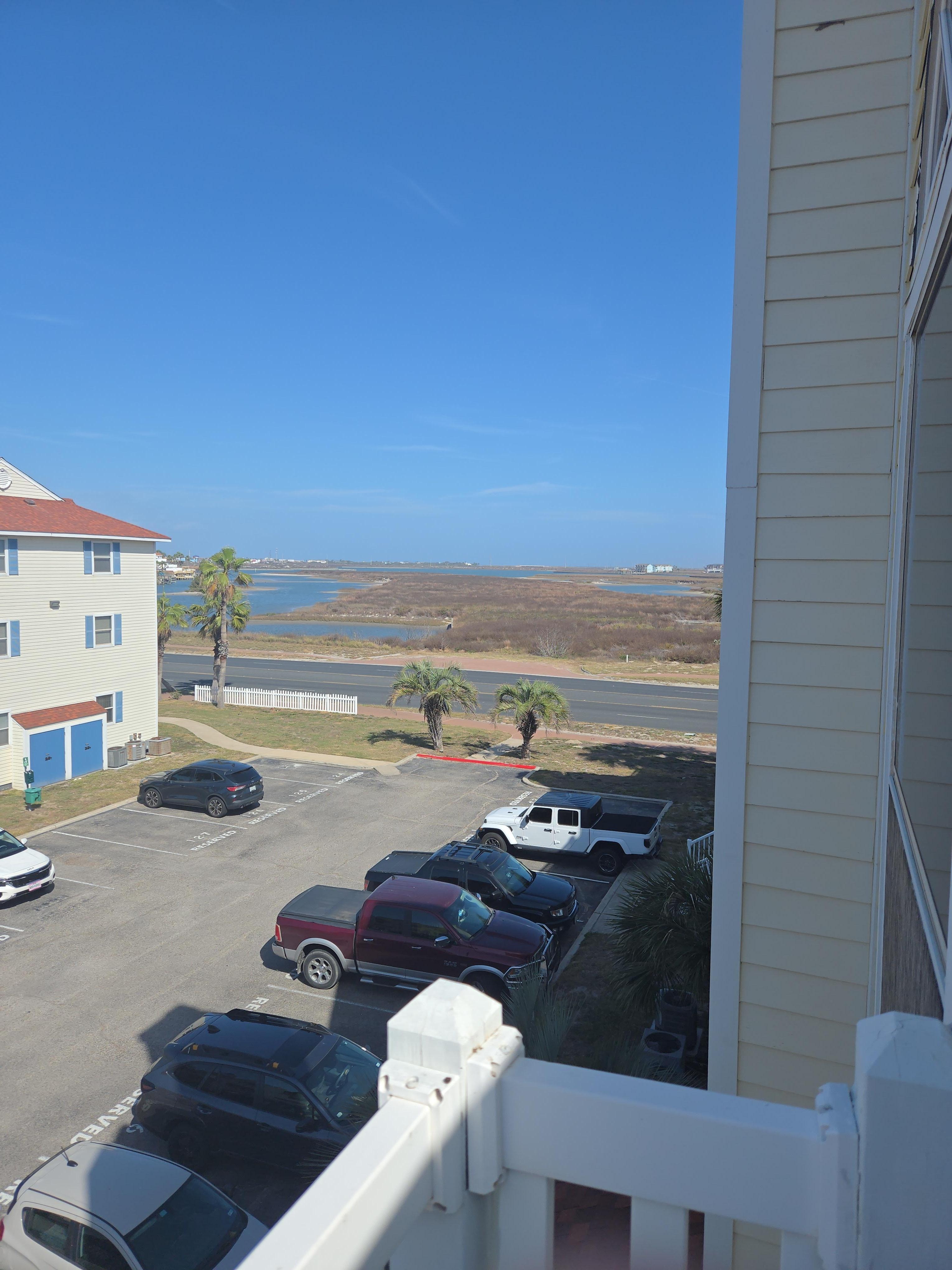 View to the north from the unit