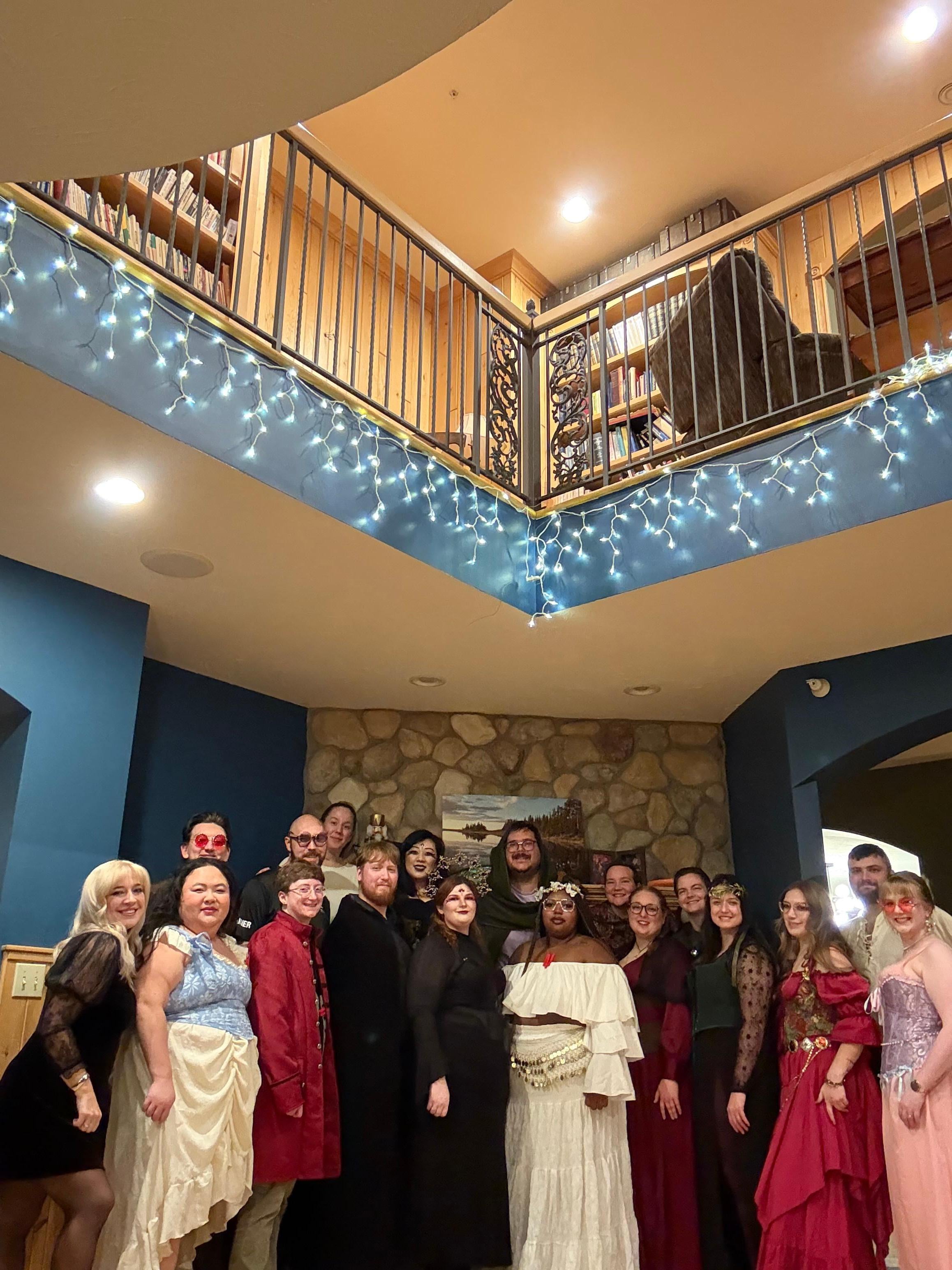 (We had a renaissance themed dinner)