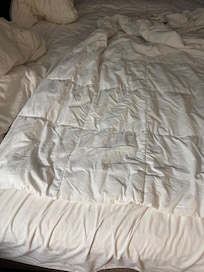 Dirty comforter