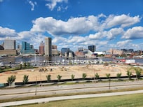 Federal Hill, about 15 minute walk from Hotel. Inner Harbor is beautiful area.