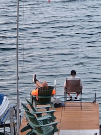 Brothers enjoying their fishing