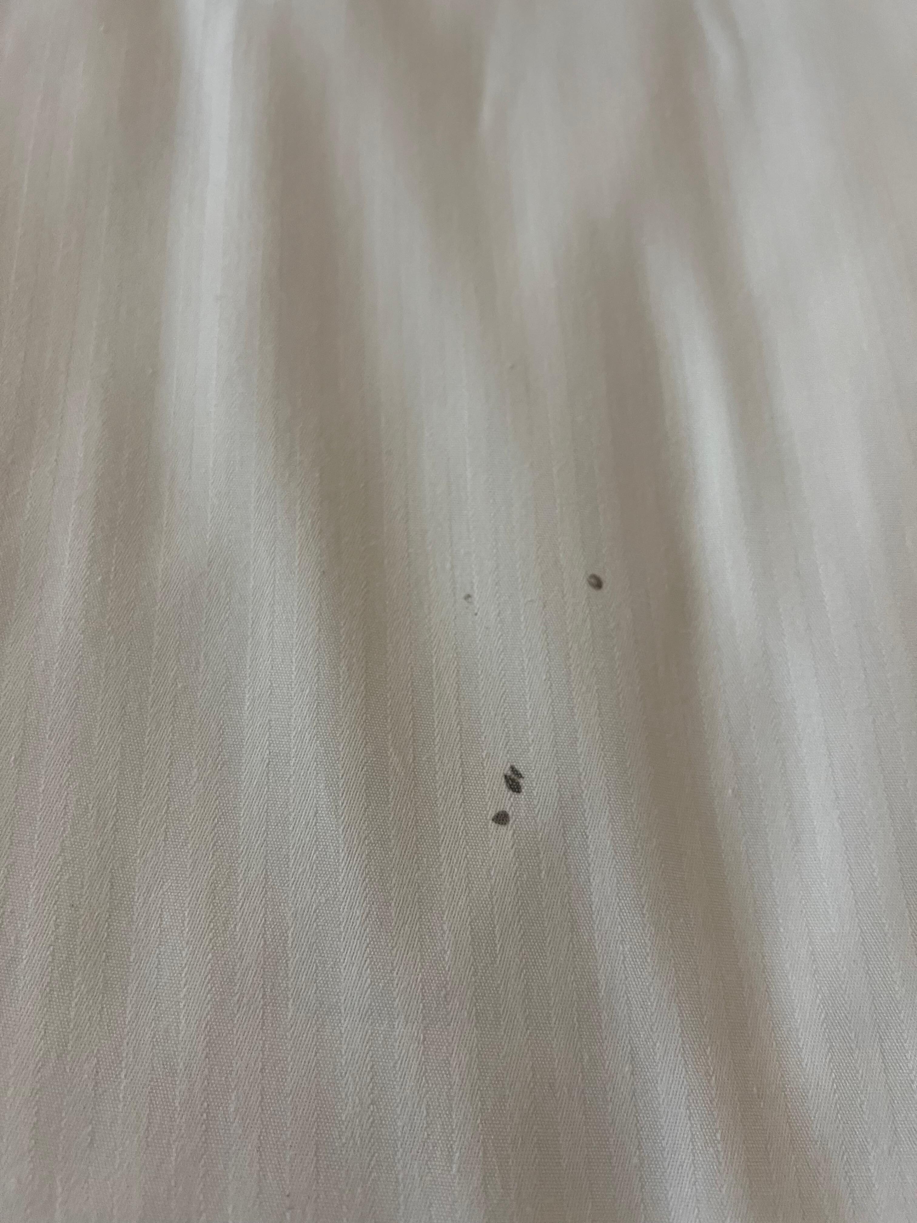 Stained bedding