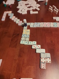 Late night dominos fun!