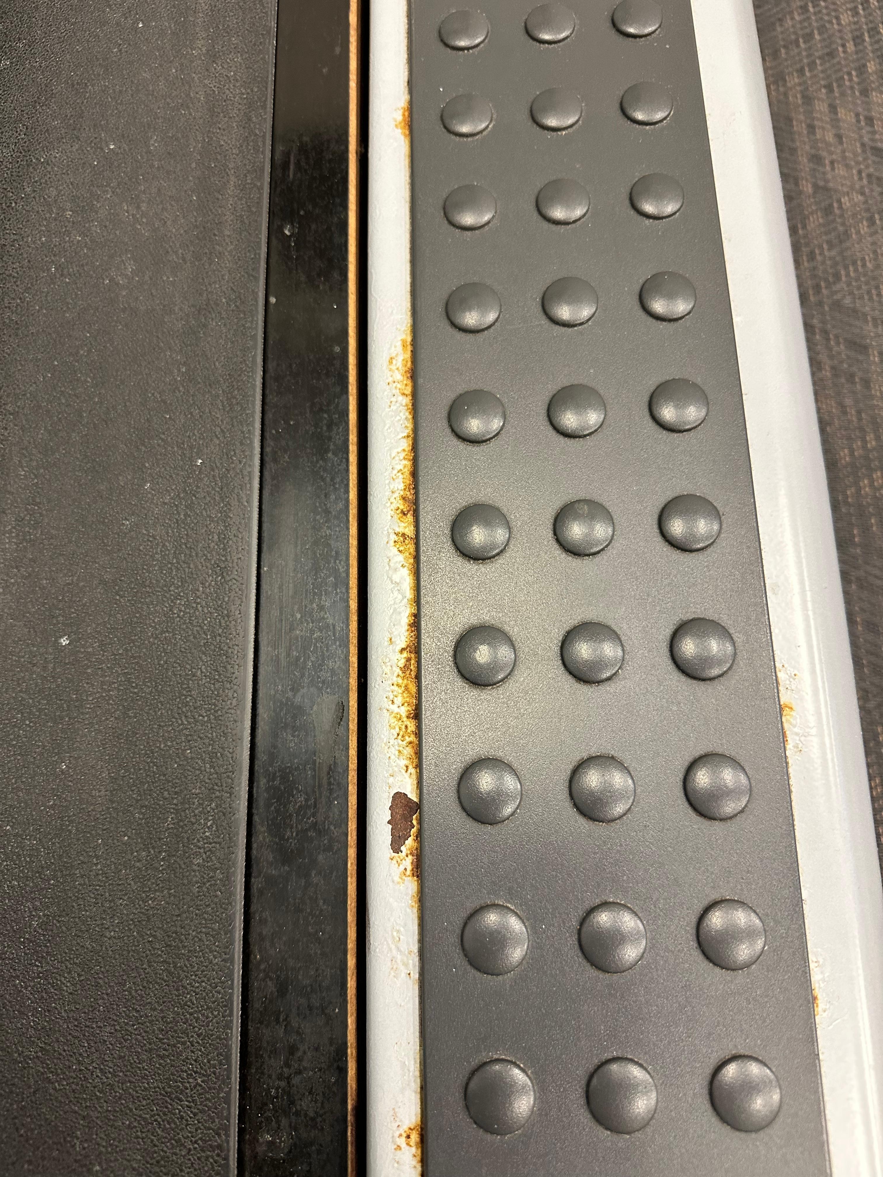 Running board on the treadmill. 