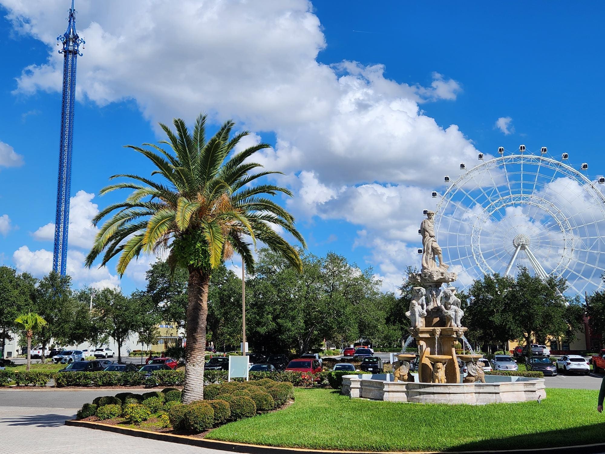 View from front of hotel