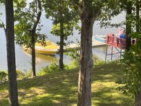 Picture from the back porch of the boat dock.