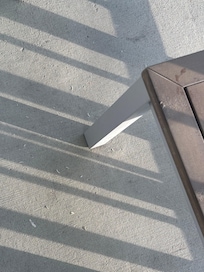 The nasty 🤮 toenail or fingernail clippings all over our balcony :(