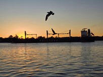 Dusk view from my balcony.