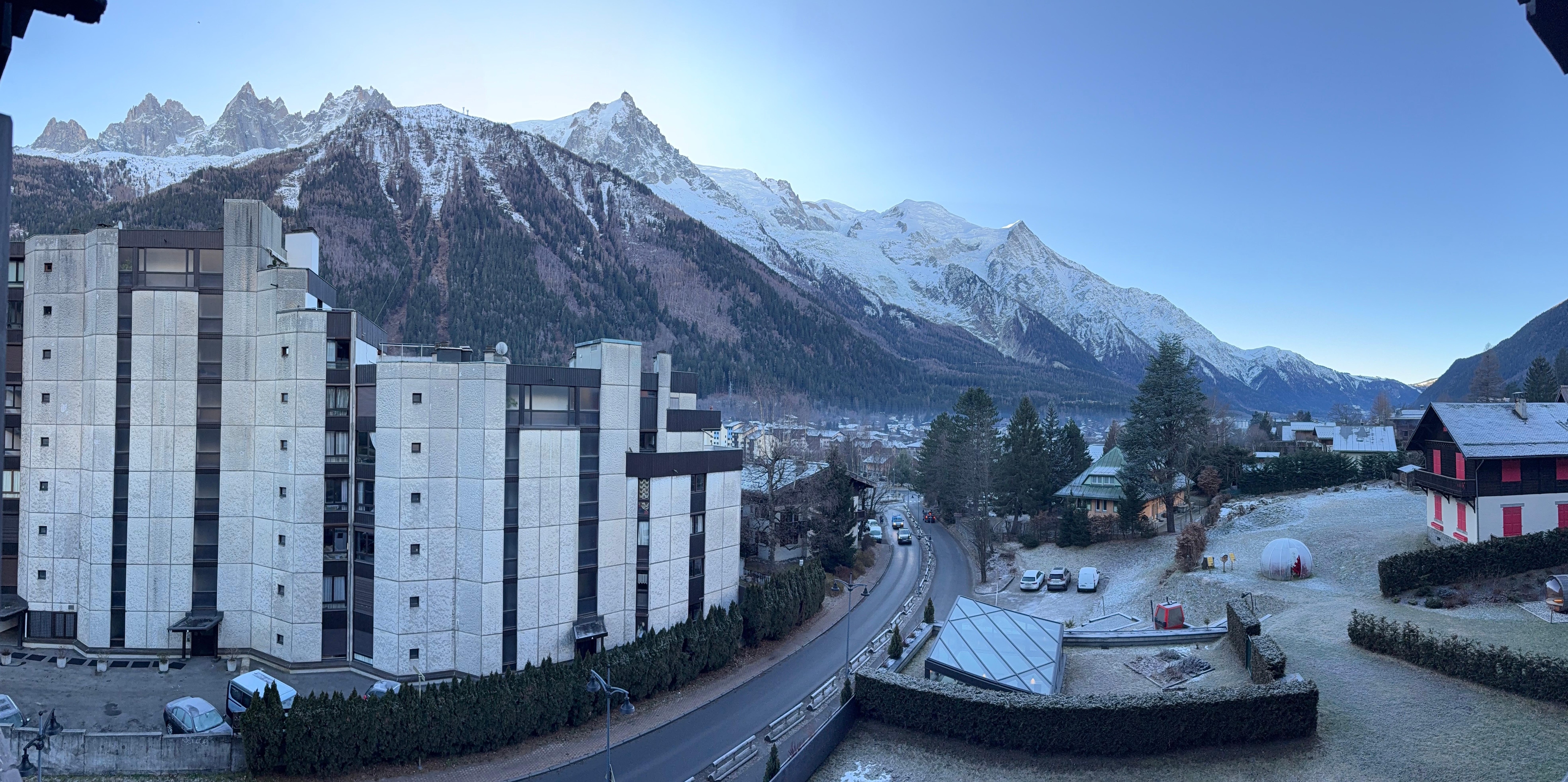 View of the alps from the hotel…