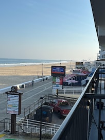 A view of the boardwalk from the balcony.