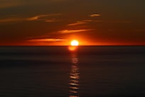 sunrise from the deck