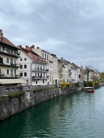 The view from the bridge right in front of the hotel.