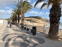 More of the beach in Luz