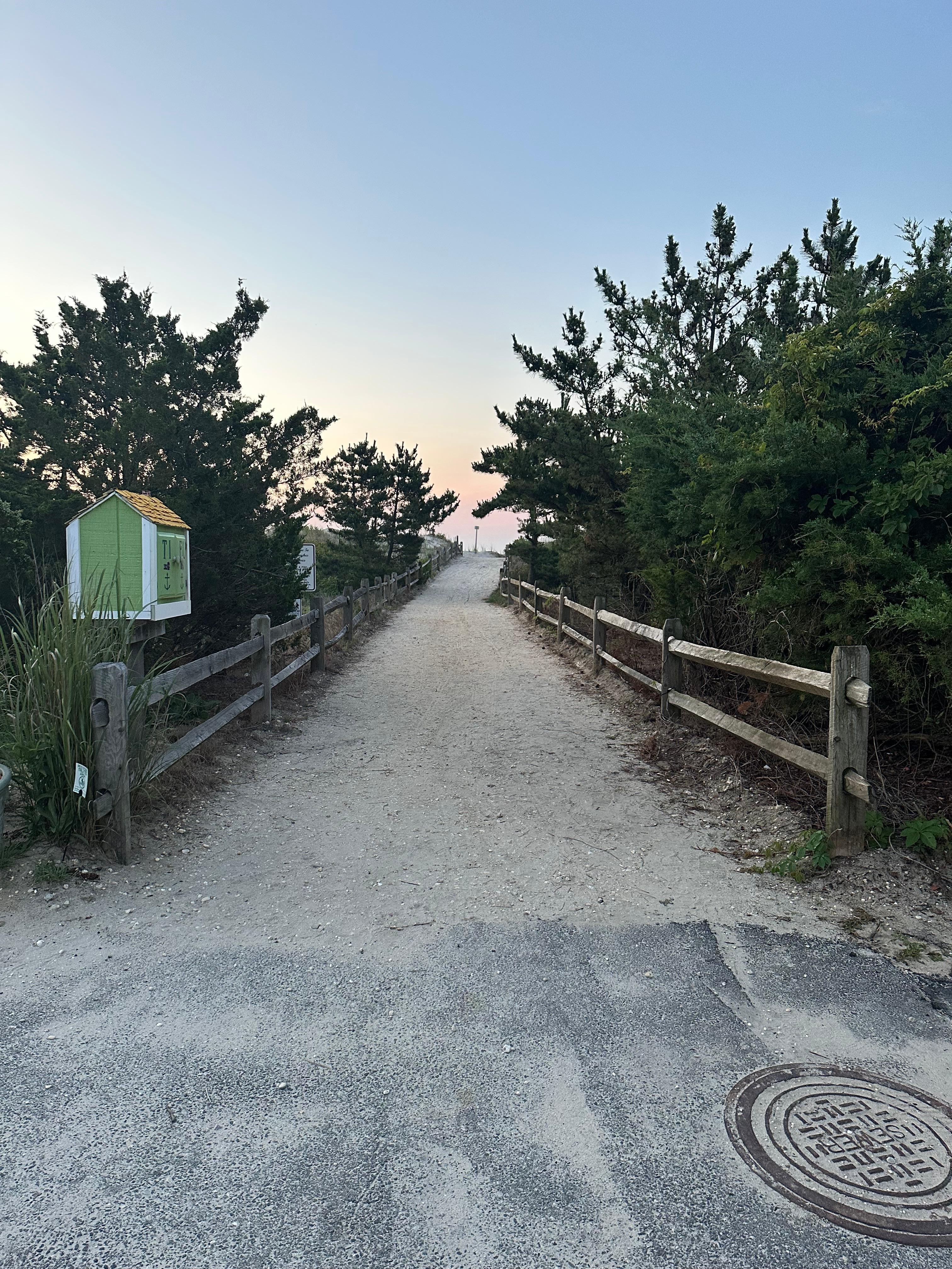 Steps away from beach entrance