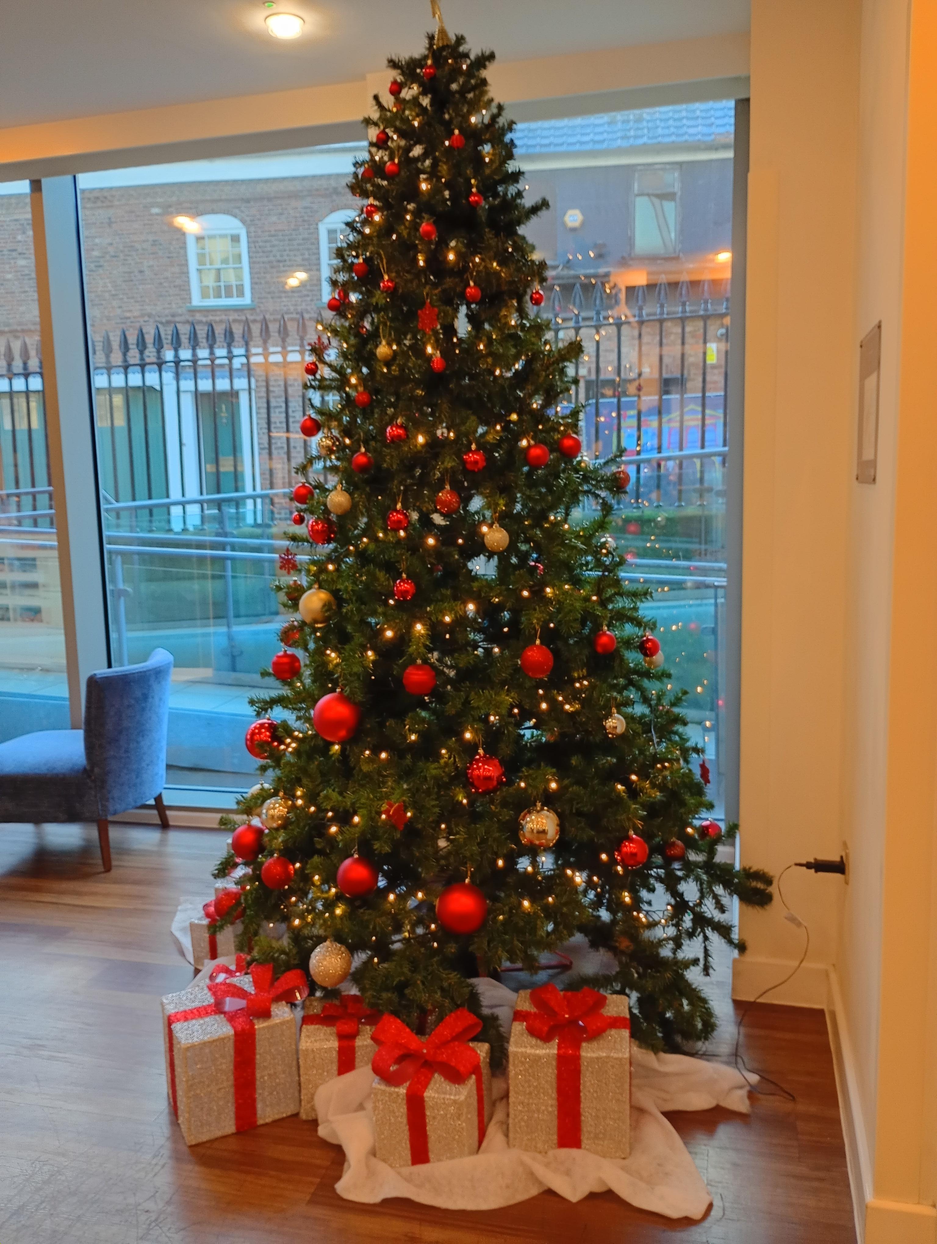 Beautiful Christmas tree makes it more Christmas 