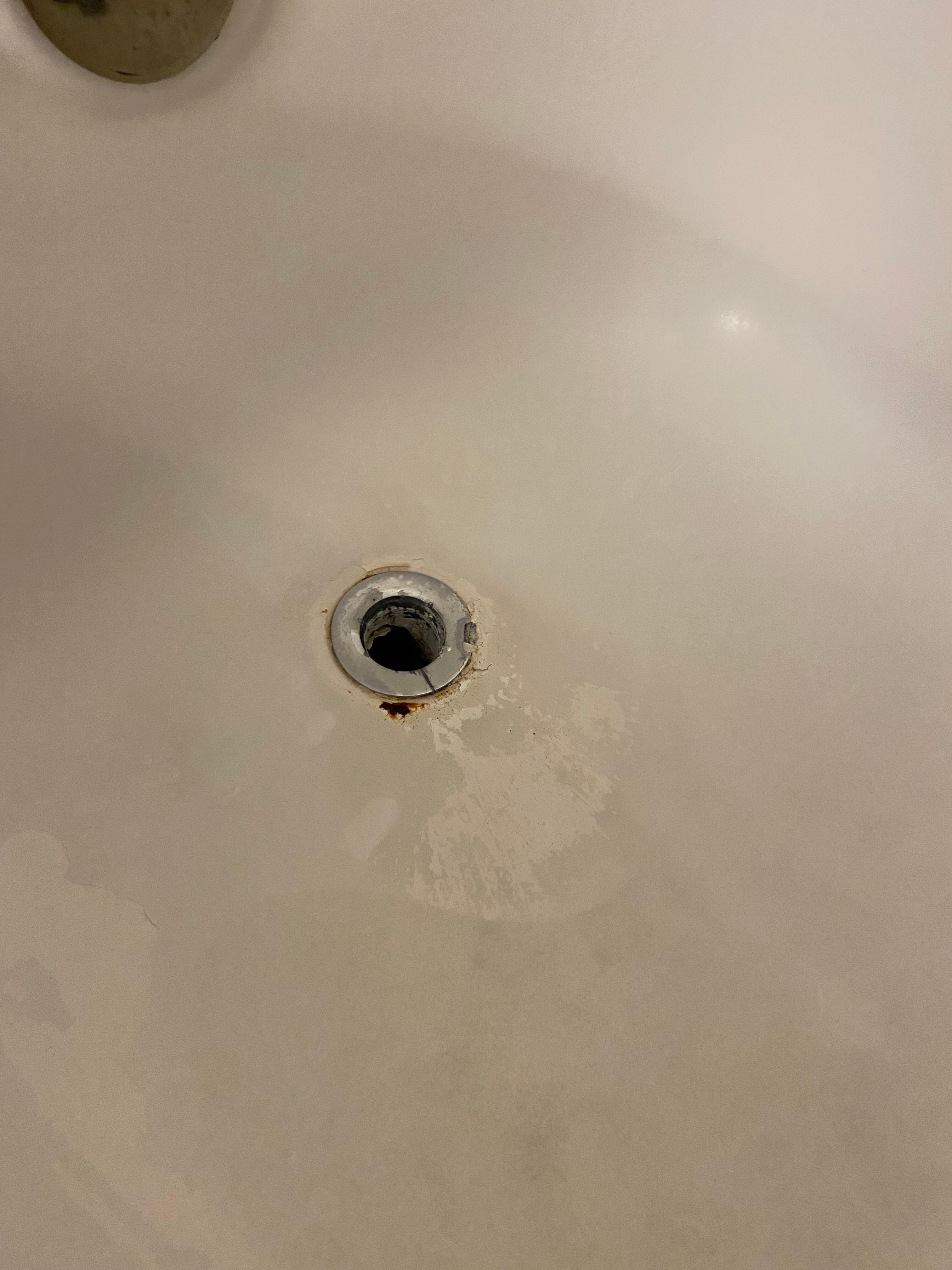 Bathtub drain / rust - no way to plug bathtub 