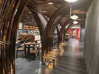 1階のレストラン