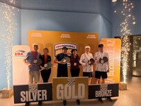 We competed at a pickleball tournament down the street. Very convenient.