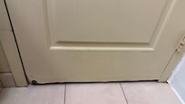 Water damaged doors.