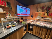 Part of buffet breakfast