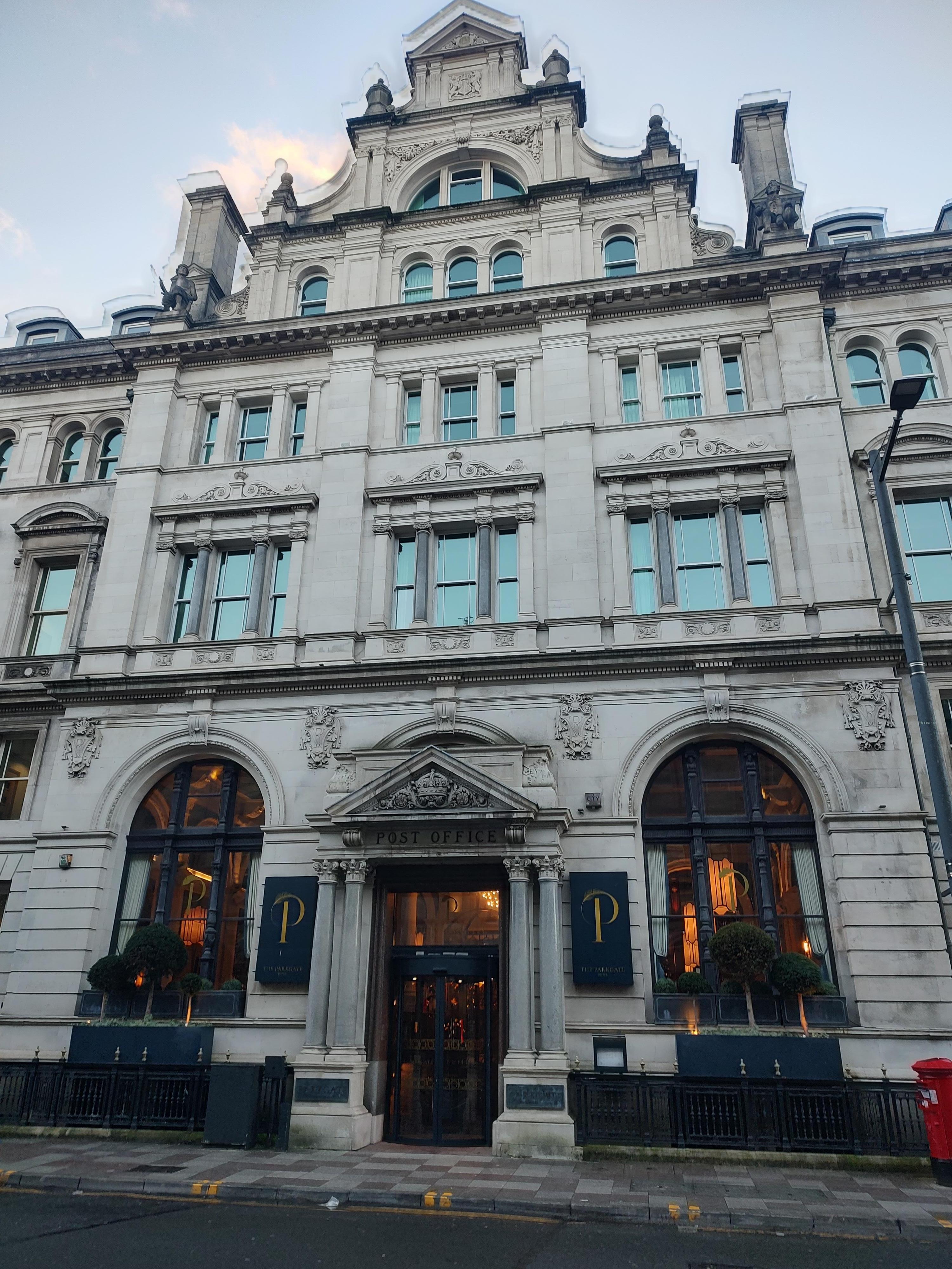 The front of the hotel 