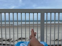 View from the pool dech