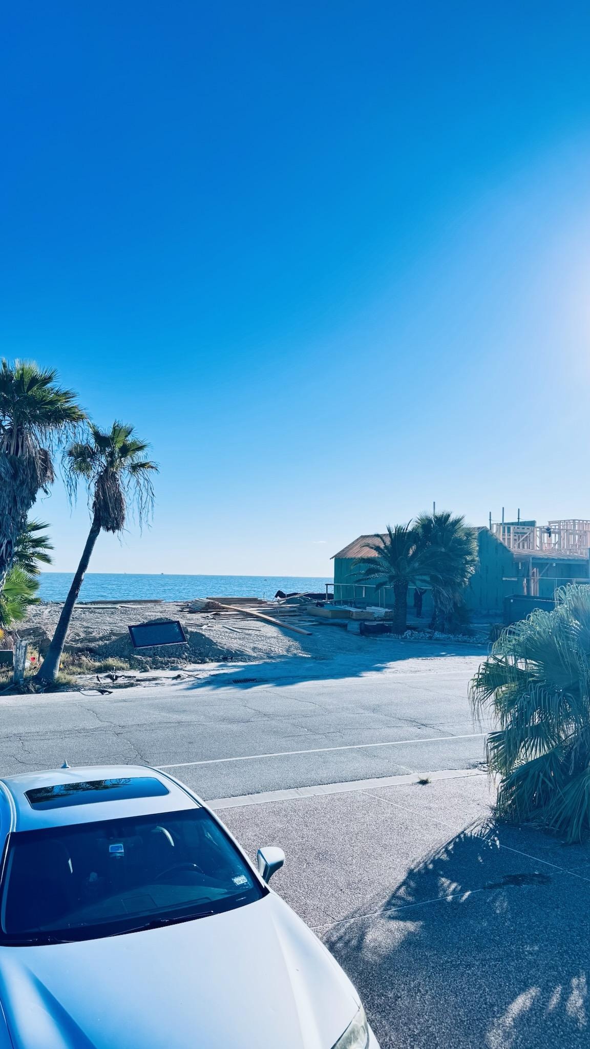 Construction across street unaware until we already paid for rental.