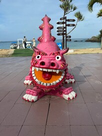 ビーチに出てすぐ!