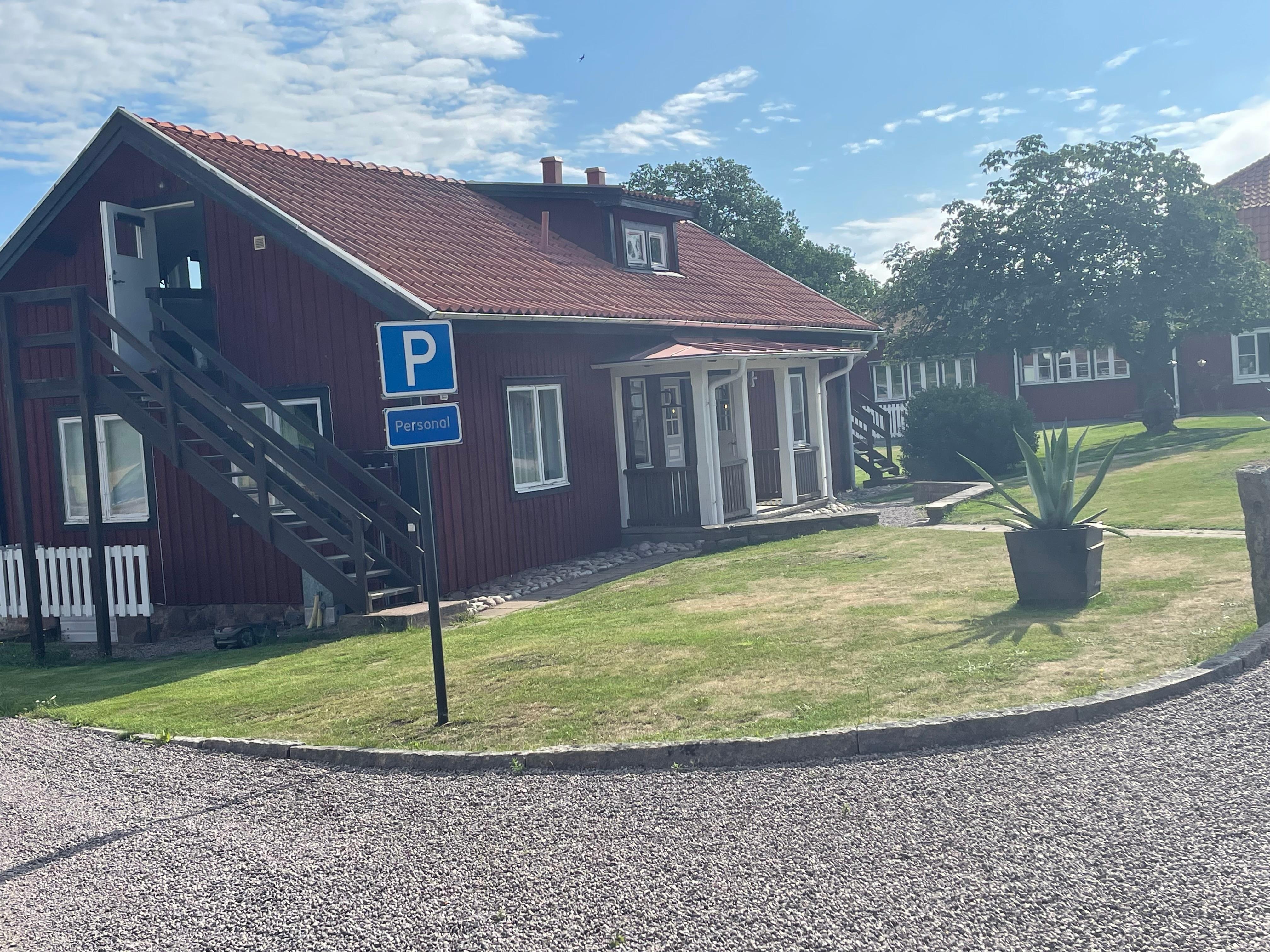 Her er rommet Bokfink i første etasje til høyre.