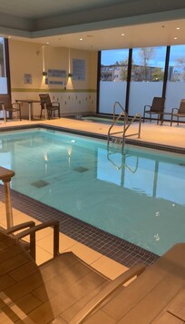 Pool area was clean