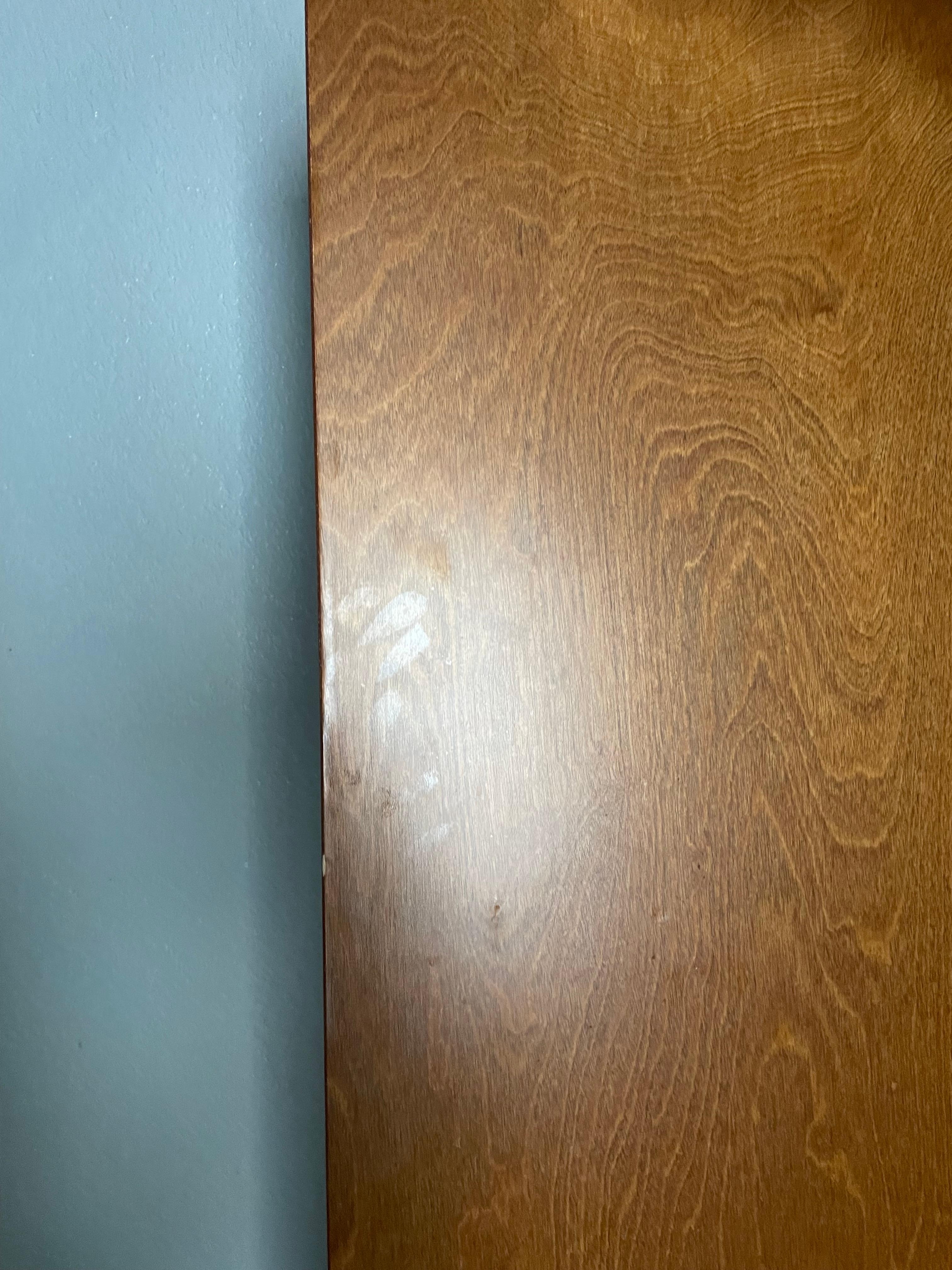 Handprints on doors