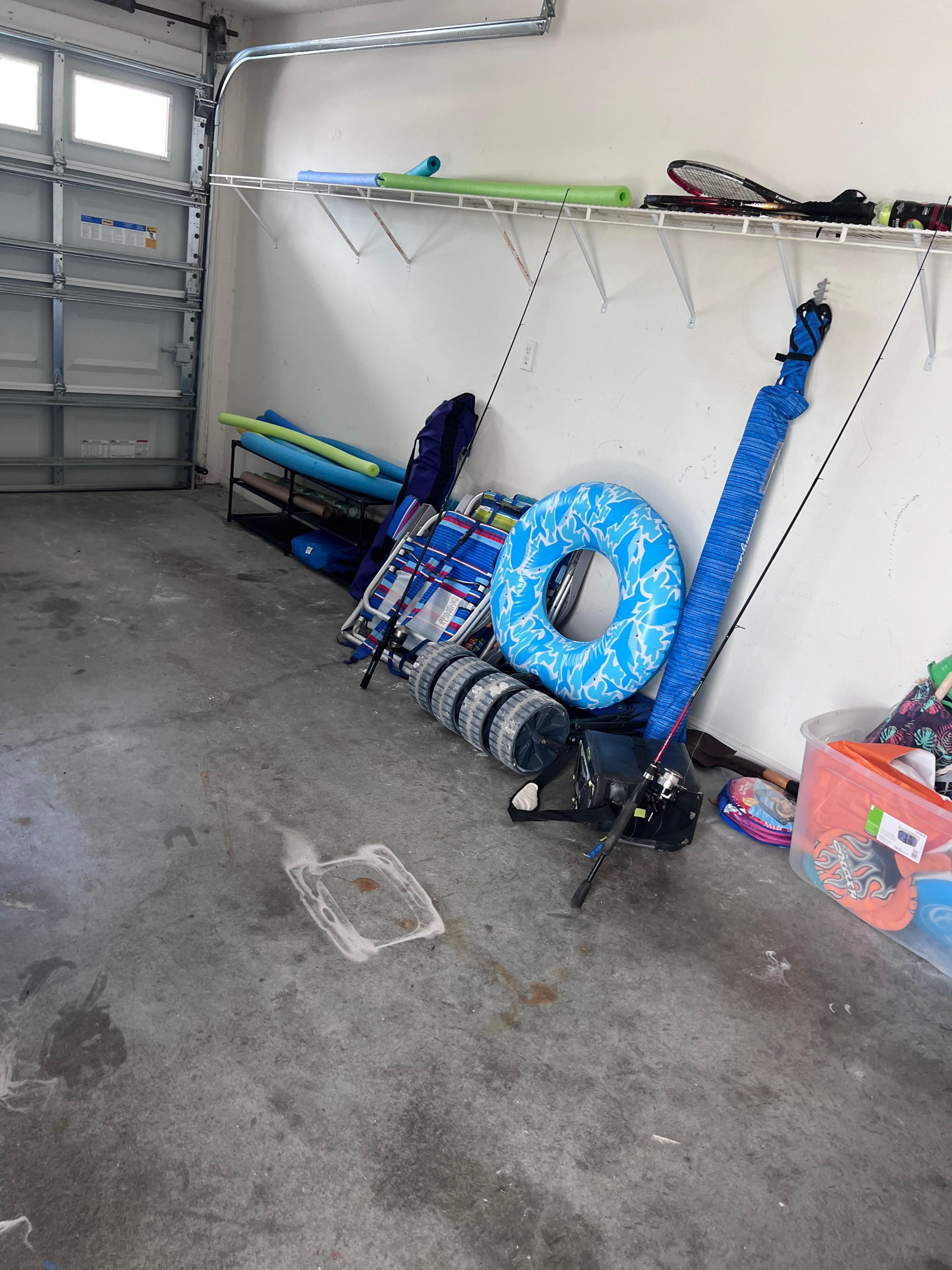 Garage area