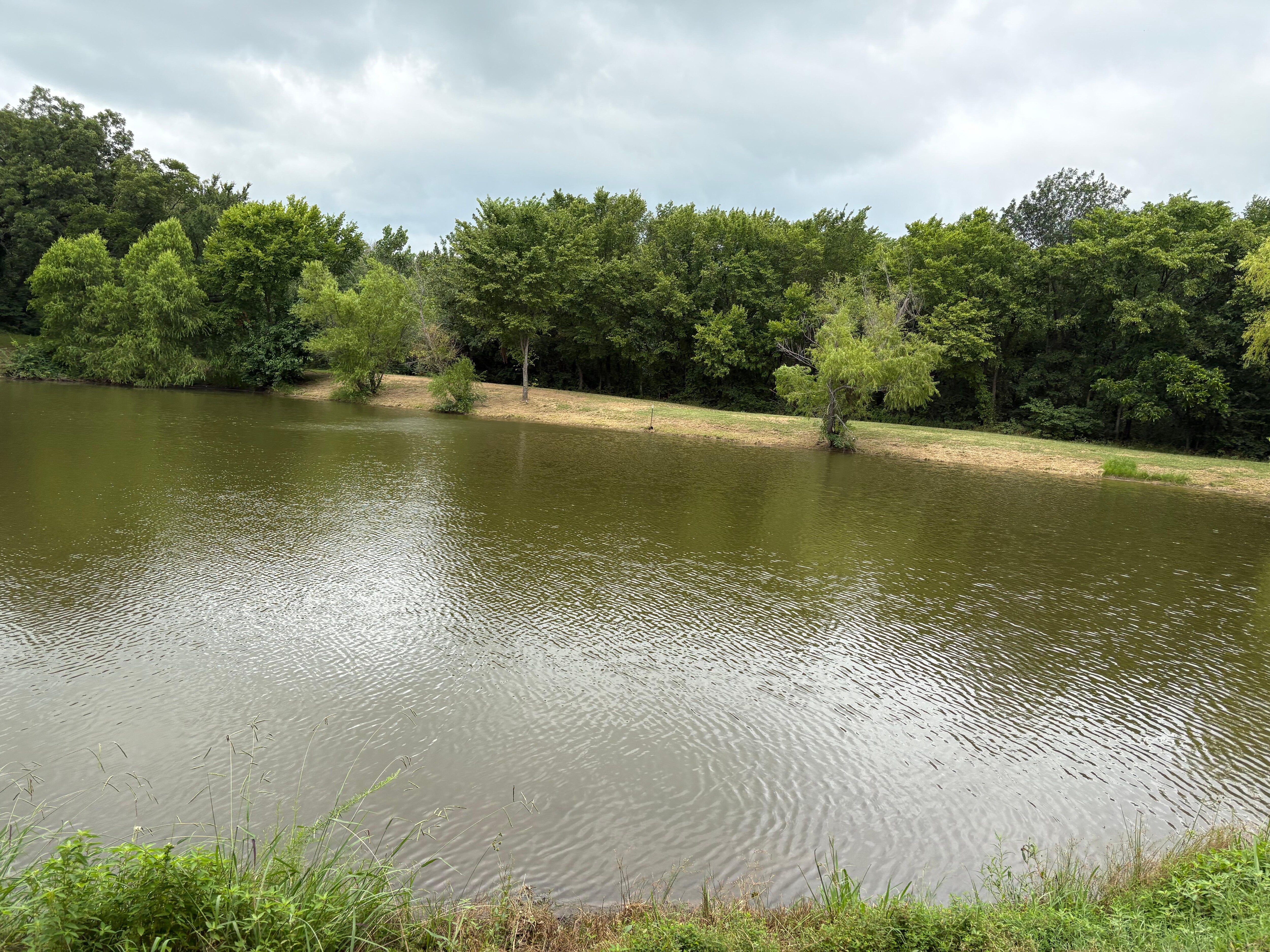 One of the fishing ponds