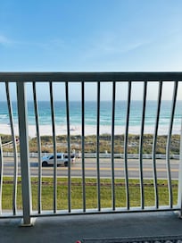 Scenic Gulf Dr. in front of condo