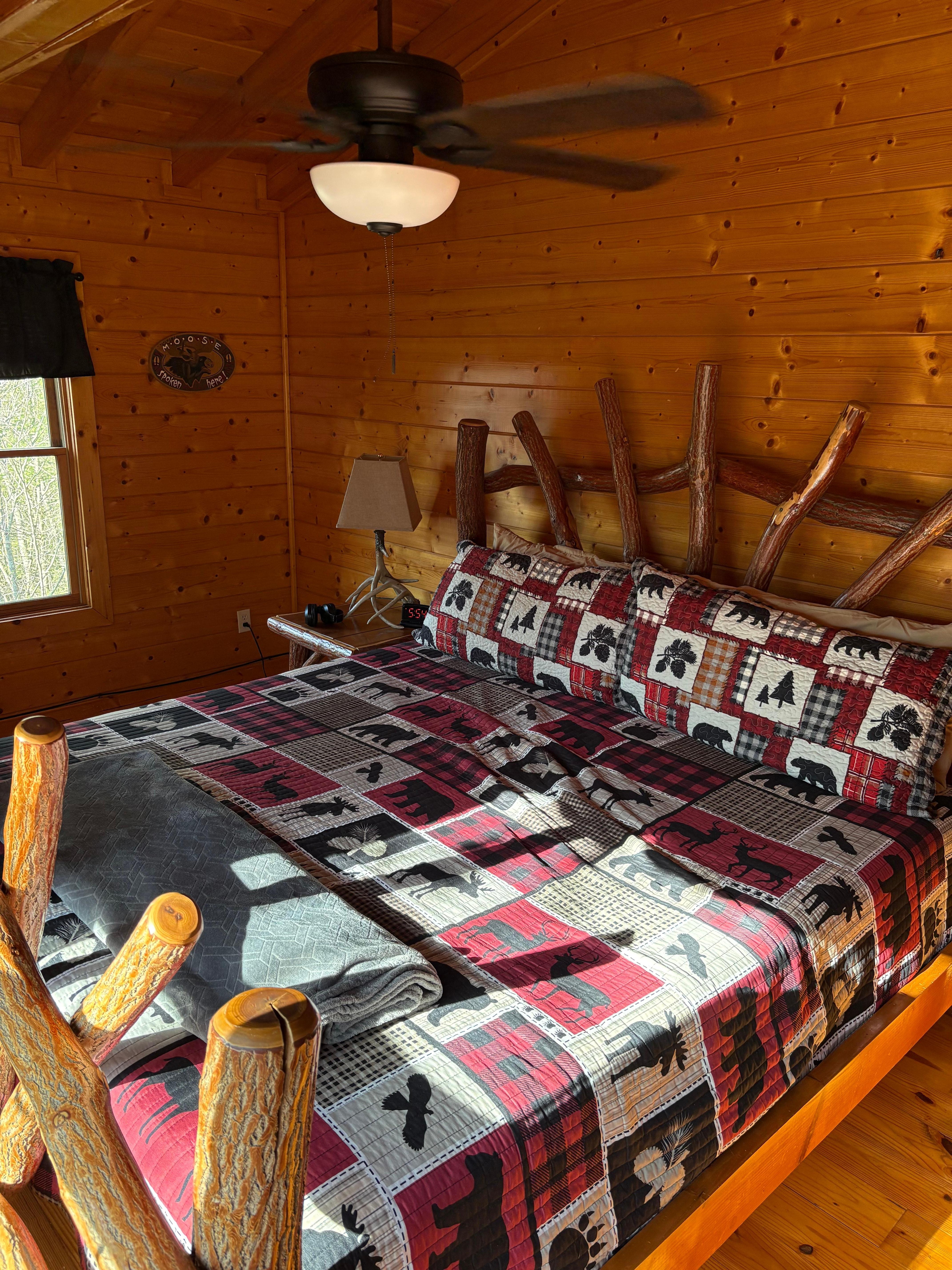 Upstairs king bedroom