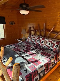 Upstairs king bedroom