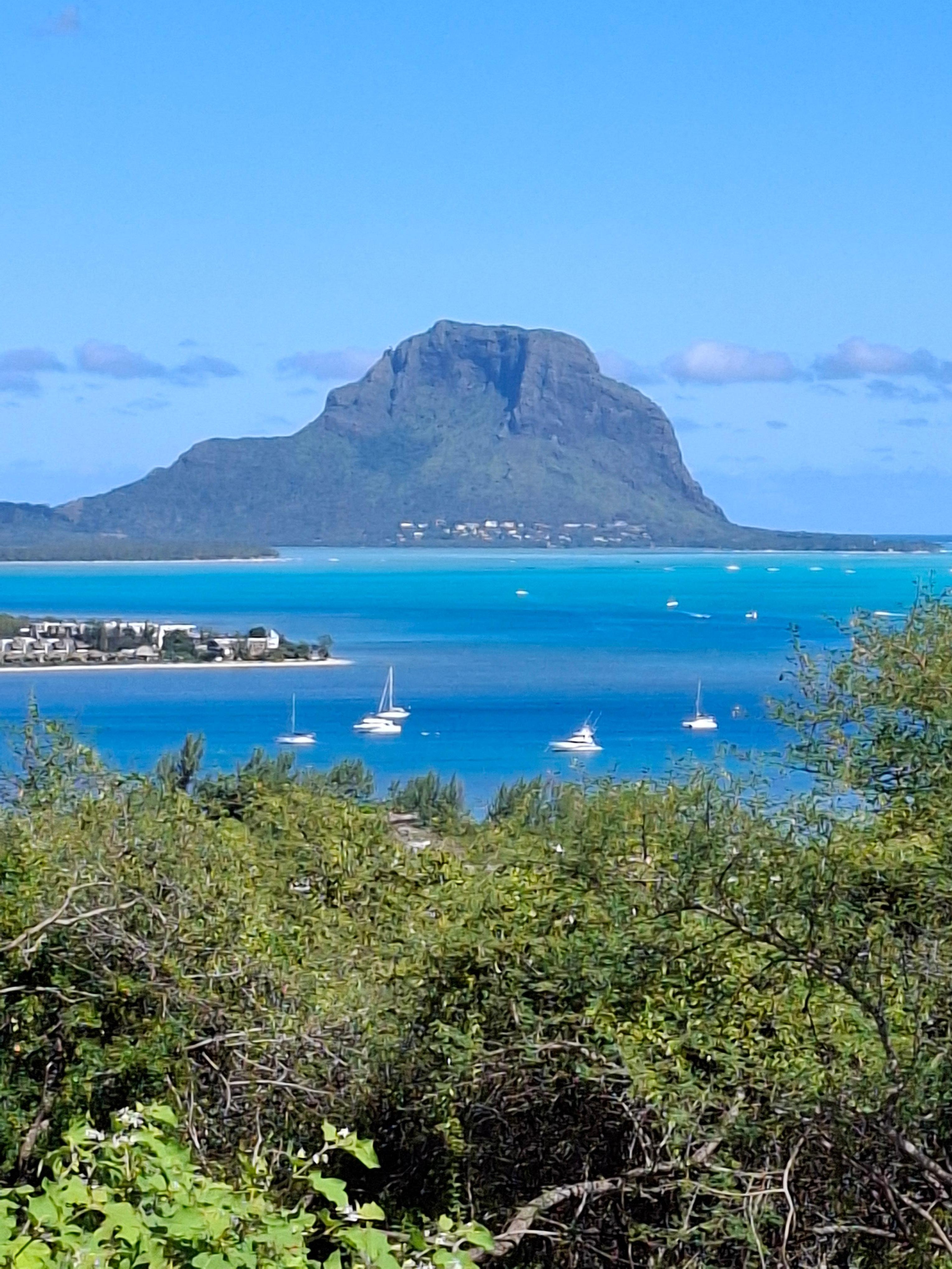Vue sur le morne.