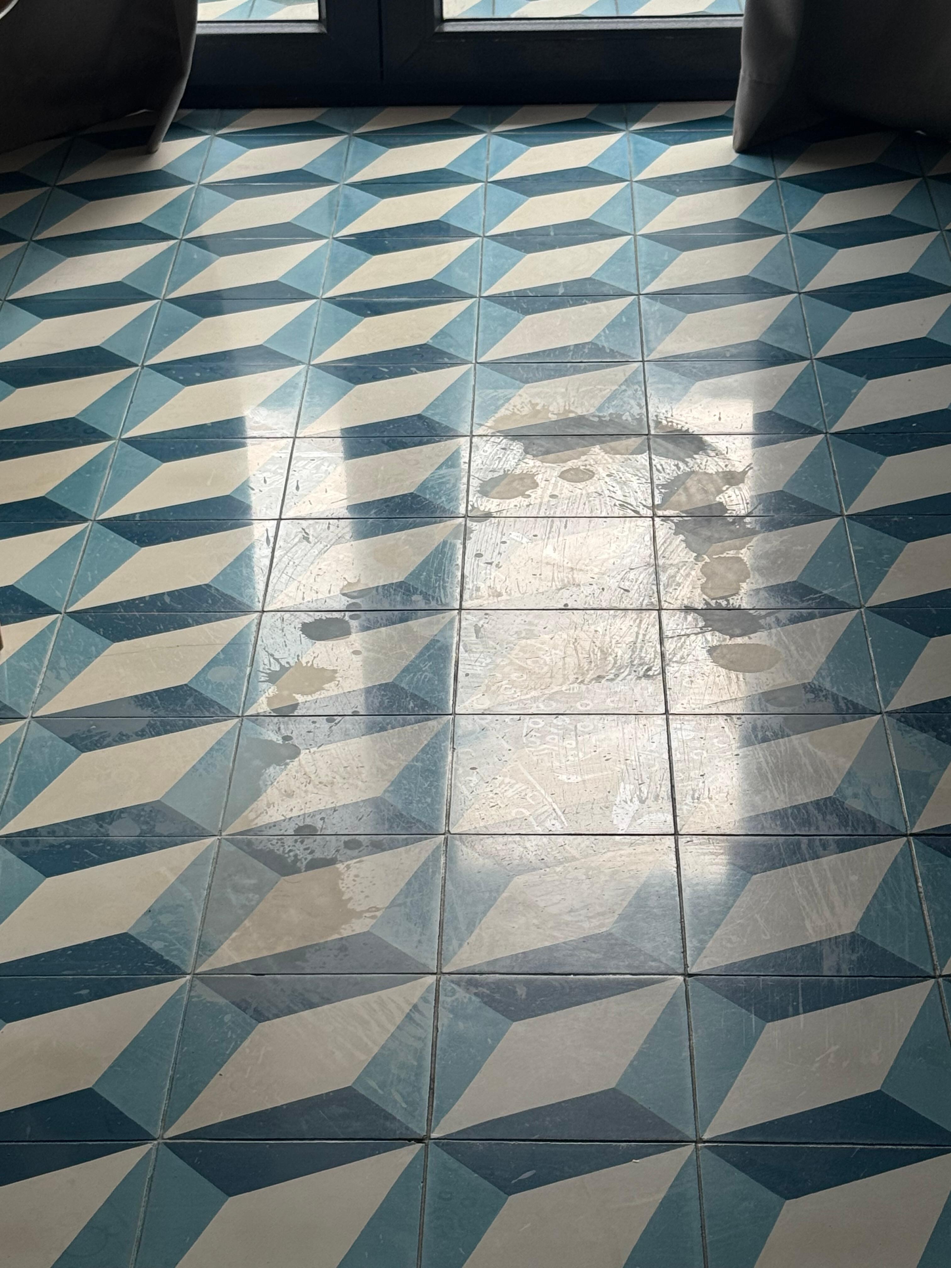 Stained floors