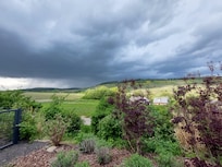 uitzicht op de wijngaarde