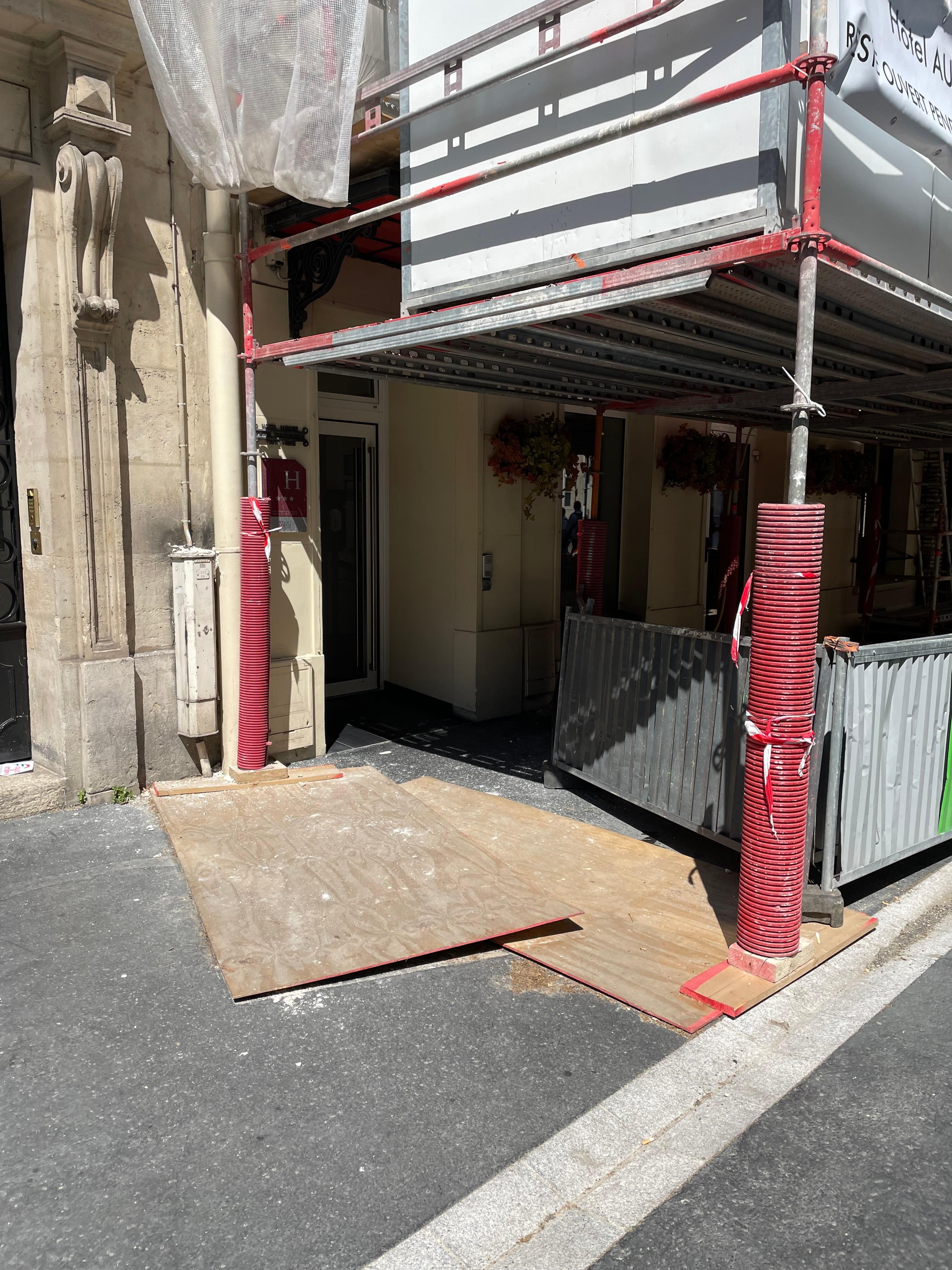 Hotel entrance 