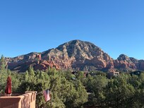 View from patio outside our room