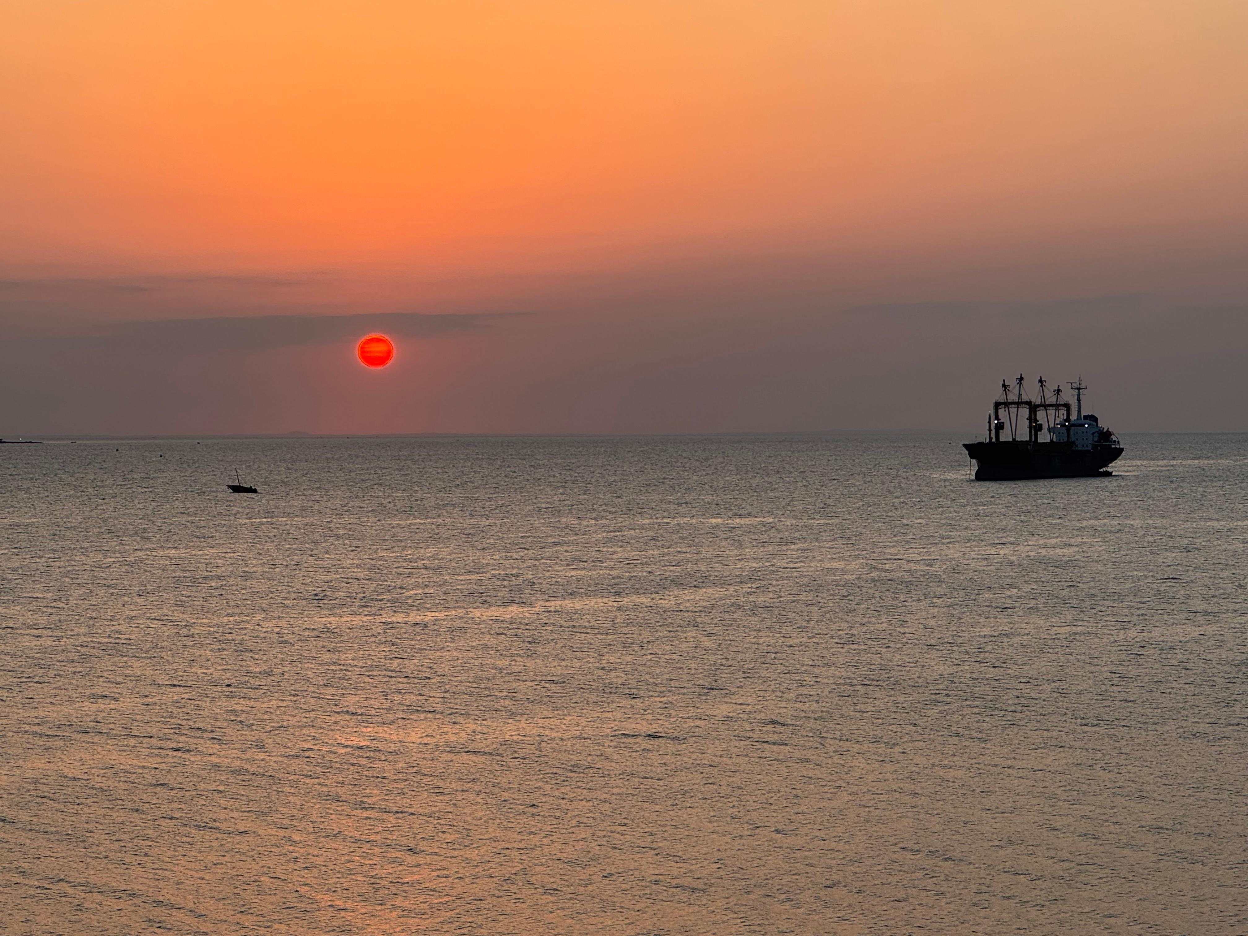 Sonnenuntergang aus meinem Zimmer