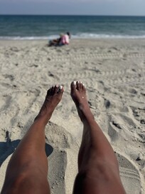 On the beach